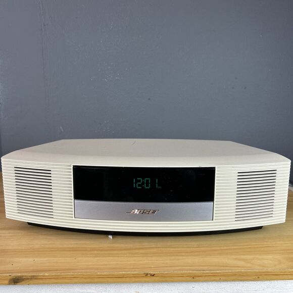 Bose Wave Radio II AWR1B1 AM/FM Radio White Beige Tested - No Remote - No Cord - Picture 1 of 8